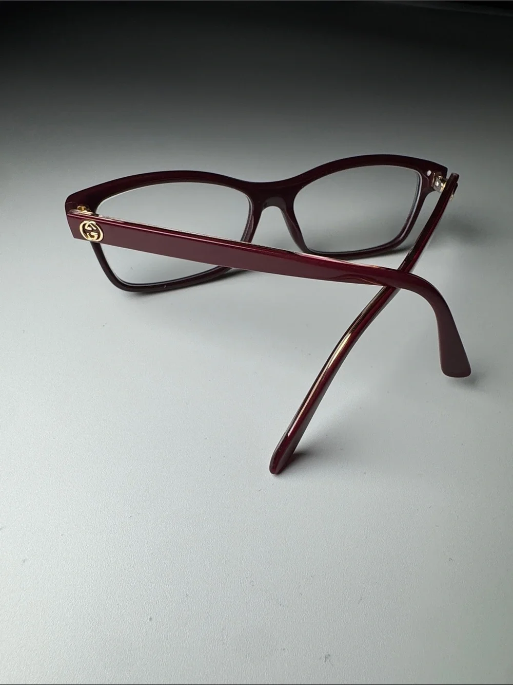 Burgundy Rectangular Reading Glasses
